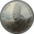 10 złotych 1998 rok. 20-lecie pontyfikatu Jana Pawła II
