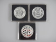 Najważniejsze srebrne monety polskie 3 x Ag 999, 15,5 g