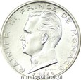 MONAKO: 5 franków 1966 r. Książę Rainier III