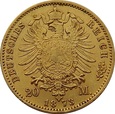 NIEMCY PRUSY 20 marek 1873 r. Wilhelm II. Au 900
