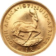 RPA: 1 rand 1971 rok. Au 917, 3,99 g.