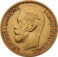 ROSJA: 5 rubli 1898 r. Au 900, 4,3 g. АГ, Petersburg