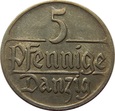 5 fenigów 1923 rok.