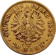 NIEMCY 20 marek 1884 r. Au 900. Hamburg (J)