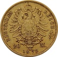NIEMCY PRUSY 20 marek 1872 r. Wilhelm II. Au 900