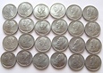 Zestaw 24 monet KAMERUN Francuska Afryka - 1 FRANK 1948 - 1955