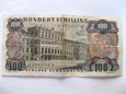 Banknot 100 szylingów 1960 