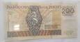 Banknot 200 zł 1994 YB seria zastępcza