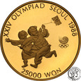 Korea 25 000 Won 1987 Oly Seul st.L