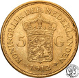 Holandia 5 guldenów 1912 st.1