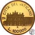 Watykan 100 000 Lire 1996 Jan Paweł II st.L