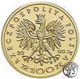 Polska III RP 100 złotych 2000 Jan II Kazimierz st.L