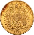 Austria 10 koron 1896 Franciszek Józef I st. 1