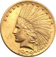 USA 10 dolarów 1909 Indianin Philadelphia st.1-
