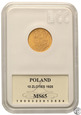 Polska II RP 10 złotych 1925 Chrobry GCN MS65