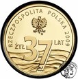 Polska III RP 37 złotych 2009 Popiełuszko st. L
