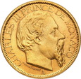 Monako 100 franków 1884 Charles III st. 1-