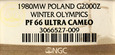2000 złotych 1980 Igrzyska Lake Placid NGC PF66 ULTRA CAMEO