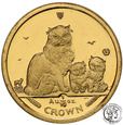 Wyspa Man 1 korona 2005 koty 1/10 uncji złota st.L
