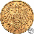 Niemcy Saksonia 10 Marek 1891 E st.2+