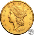 USA 20 dolarów 1897 st.1-