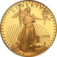 USA 50 dolarów 1995 W (1 uncja złota) PCGS PR69 D Cam