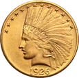 USA 10 dolarów 1926 Indianin st.1