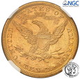 USA 10 dolarów 1881 Philadelphia NGC MS62