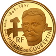 Francja 500 franków 1991 Olimpiada Albertville - P.Coubertin st.L
