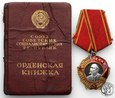 Rosja Order Lenina mennica Leningrad st. 1 Złoto i Platyna + legit