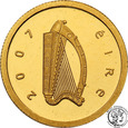 Irlandia 20 euro 2007 1/25 uncji złota st.L-