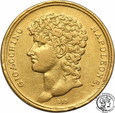 Włochy Neapol 40 Lire (40 lirów) 1813 Joachim Murat RZADKA st.3-