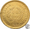 Włochy Neapol 40 Lire (40 lirów) 1813 Joachim Murat RZADKA st.3-