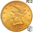 USA 10 dolarów 1898 Philadelphia PCGS MS62
