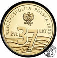 Polska III RP 37 złotych 2009 Popiełuszko st.L 