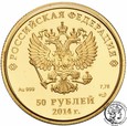 Rosja 50 Rubli 2014 Olimpiada Soczi st.L