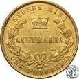 Australia 1 suweren 1868 Victoria Sydney st. 3