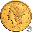 USA 20 dolarów 1904 st.1-