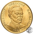 Rwanda 100 franków 1965 Prezydent G. Kayibanda st.1 NISKI NAKŁAD!