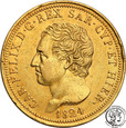 Włochy 80 Lirów 1824 (kotwica) st.2-
