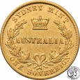 Australia 1 suweren 1870 Victoria Sydney st. 3+