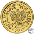 Polska III RP 50 złotych 1996 Orzeł Bielik (1/10 uncji złota) st.L
