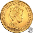 Holandia 10 Guldenów 1917 Wilhelmina st.1