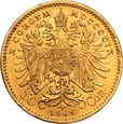Austria 10 koron 1909 Franciszek Józef I st. 1