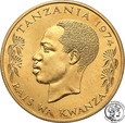 Tanzania 1500 szylingów 1974 Rais Wa Kanza st. 1-/L-