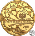 200 złotych 2012 Polska Reprezentacja Olimpijska Londyn 2012 st.L