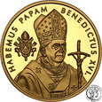 Somalia 25 dolarów 2005 Benedykt XVIr 1/4 uncji złota st.L