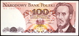 100 ZŁOTYCH 1986 ROK SERIA NS stan pierwszy bankowy UNC       