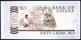 GHANA 50 Cedis 1980 rok stan bankowy UNC