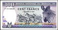 RWANDA 100 Franków z 1989 roku stan bankowy UNC